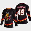 2022 23 jakob pelletier flames black alternate authentic jersey