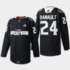 2022 phillip danault la kings black hockey wood warm up jersey