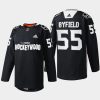 2022 quinton byfield la kings black hockey wood warm up jersey