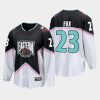 adam fox rangers black 2023 nhl all star eastern conference jersey