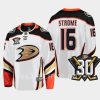 anaheim ducks ryan strome 30th anniversary 2023 24 away jersey white