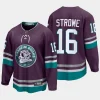 anaheim ducks ryan strome 30th anniversary 2023 24 premier breakaway player jersey purple