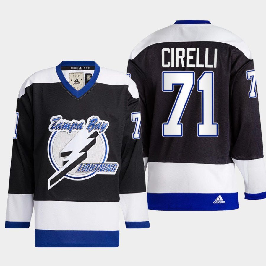 anthony cirelli lightning black team classics heritage jersey