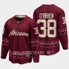 arizona coyotes liam obrien desert night alternate 2022 23 premier breakaway jersey garnet