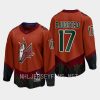 arizona coyotes nick bjugstad special edition 2.0 2022 breakaway player retro jersey orange