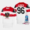 australia hockey mario huber 2023 iihf world championship home jersey white