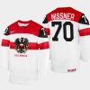 austria hockey benjamin nissner 2022 iihf world championship home jersey white