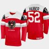 austria hockey paul huber 2022 iihf world championship away jersey red