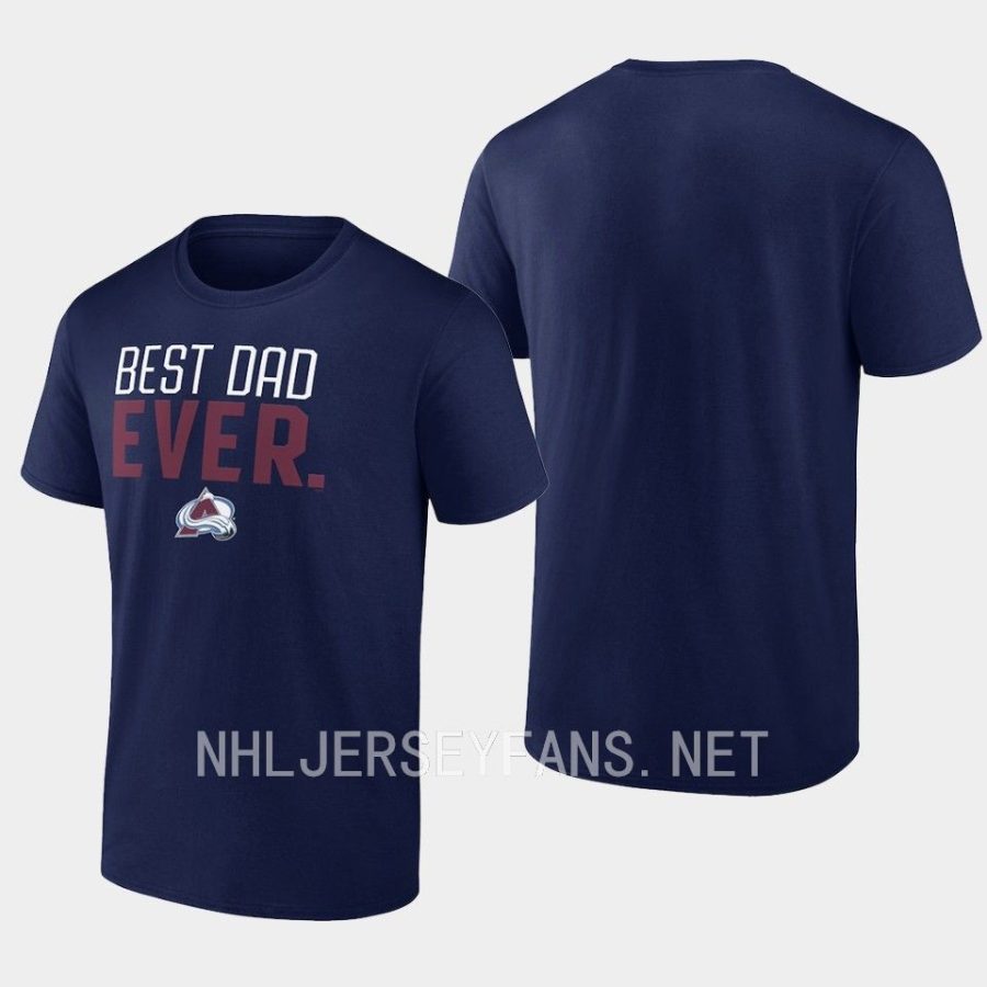 avalanche custom navy 2023 fathers day gift best dad ever t shirt