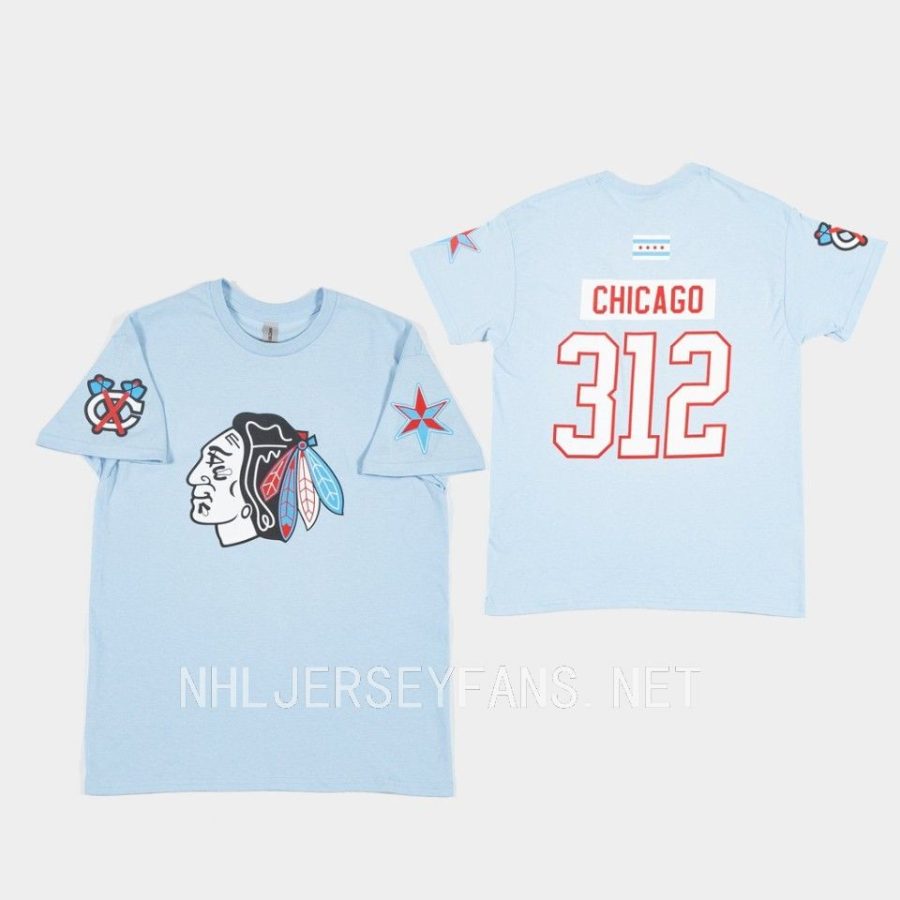 blackhawks blue 312 chicago birthday city inspired t shirt