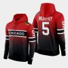 blackhawks connor murphy red black reverse retro 2.0 special edition hoodie