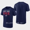 blue jackets custom navy 2023 fathers day gift best dad ever t shirt