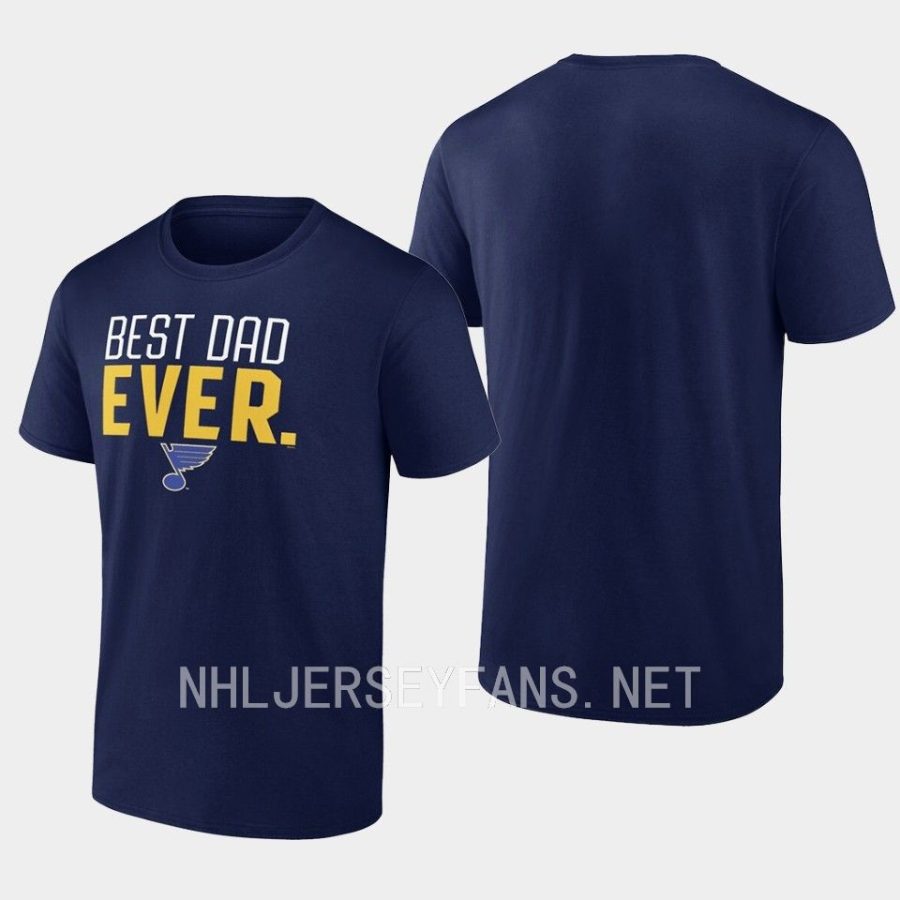 blues custom navy 2023 fathers day gift best dad ever t shirt