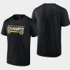 boston bruins black 2023 atlantic division champions t shirt