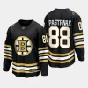 boston bruins david pastrnak 100th anniversary 2023 24 premier jersey black