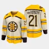 boston bruins james van riemsdyk 100th anniversary 2023 24 premier breakaway player jersey cream