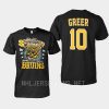 bruins a.j. greer black throwback 6x stanley cup champs t shirt