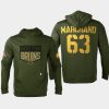 bruins brad marchand olive 2022 salute to service levelwear pullover hoodie