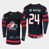 canada ethan del mastro 2023 iihf world junior champions jersey black