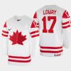 canada hockey adam lowry 2022 iihf world championship home jersey white