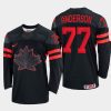 canada hockey josh anderson 2022 iihf world championship replica jersey black