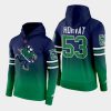 canucks bo horvat navy green reverse retro 2.0 special edition hoodie