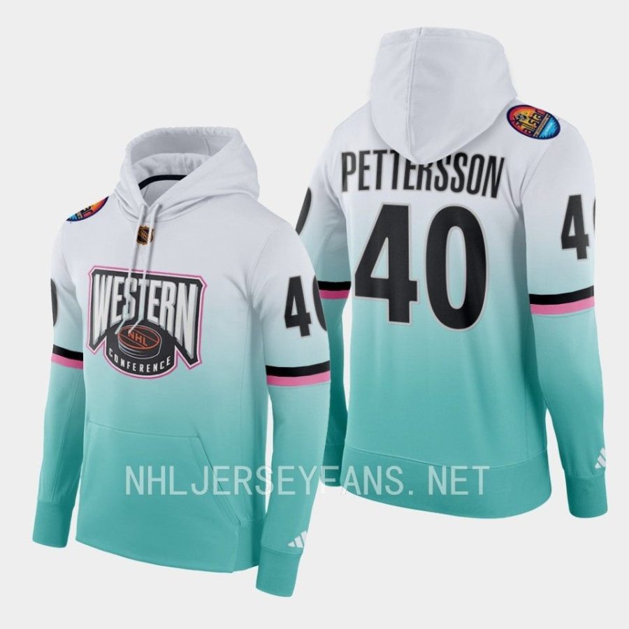 canucks elias pettersson white 2023 nhl all star color crash hoodie