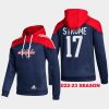 capitals dylan strome navy stylish aeroready pullover hoodie