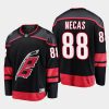 carolina hurricanes martin necas primary home 2022 23 breakaway player jersey black