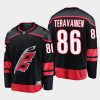 carolina hurricanes teuvo teravainen primary home 2022 23 breakaway player jersey black