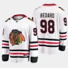 chicago blackhawks connor bedard away breakaway player jersey white