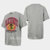 chicago blackhawks gray vintage 47 tubular boyfriend tee t shirt