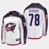 columbus blue jackets damon severson away breakaway player jersey white