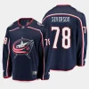 columbus blue jackets damon severson home breakaway player jersey navy