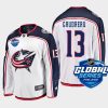 columbus blue jackets johnny gaudreau 2022 nhl global series away jersey white