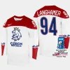 czechia hockey marek langhamer 2023 iihf world championship men home jersey white