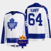 david kampf maple leafs white memorial borje patch classic jersey