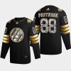 david pastrnak bruins black 2022 stanley cup playoffs diamond edition authentic jersey