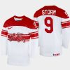 denmark hockey frederik storm 2022 iihf world championship home jersey white