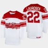 denmark hockey markus lauridsen 2022 iihf world championship home jersey white