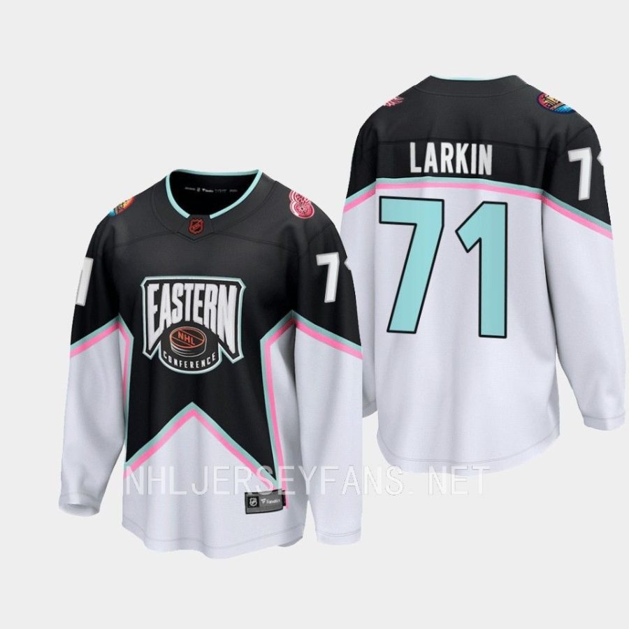 detroit red wings dylan larkin 2023 nhl all star eastern conference jersey black