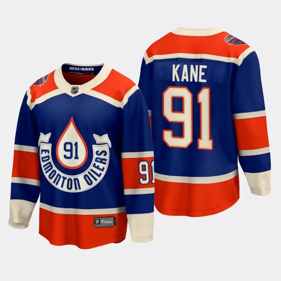 edmonton oilers evander kane 2023 nhl heritage classic premier breakaway player jersey royal