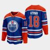 edmonton oilers zach hyman home 2022 23 premier breakaway player jersey royal