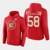 flames oliver kylington red 2023 nhl heritage classic pullover hoodie