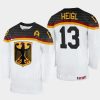 germany nikolaus heigl 2023 iihf world junior championship home jersey white