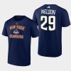 islanders brock nelson navy reverse retro 2.0 wheelhouse t shirt