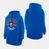 islanders women royal city graphic fleece pullover hoodie