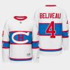 jean beliveau canadiens white winter classic 2016 throwback jersey