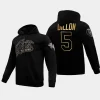 jets brenden dillon black gold pullover hoodie