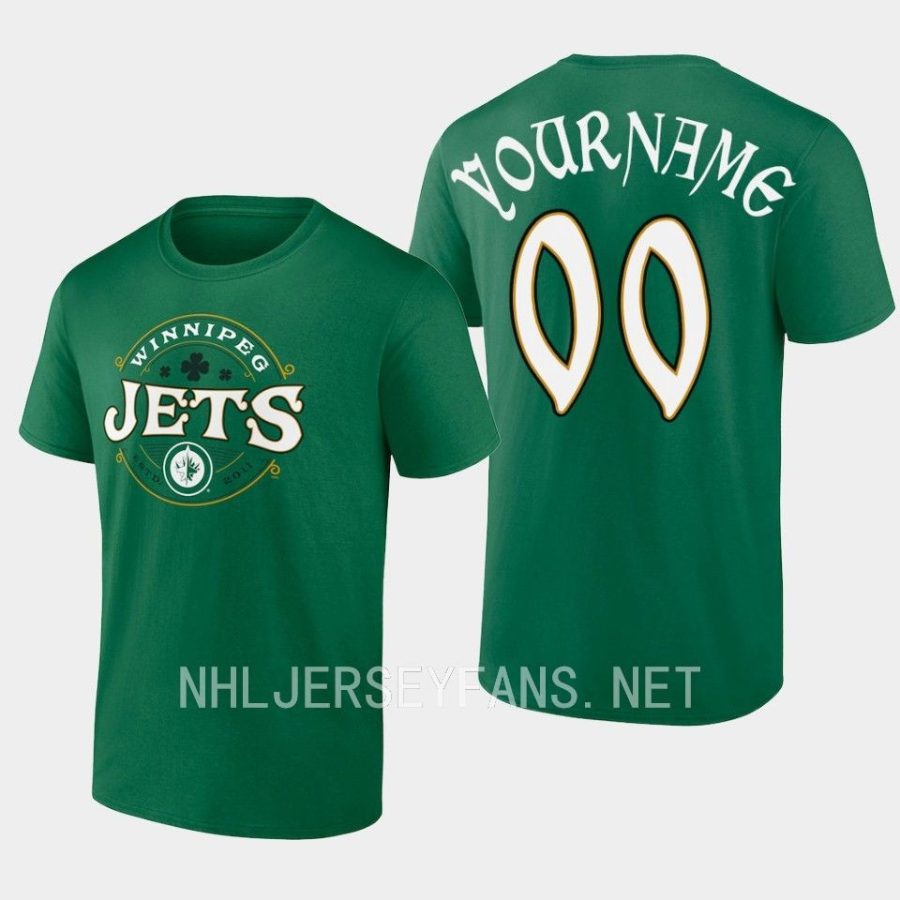 jets custom greenlucky gift 2023st. patricks day t shirt